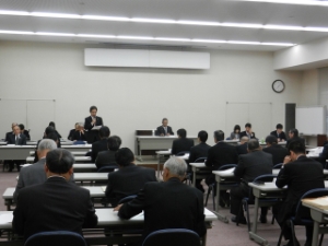 写真：平成25年度第2回三重県後期高齢者医療広域連合議会定例会