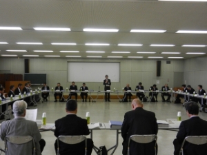 写真：平成25年度第1回津市防災会議