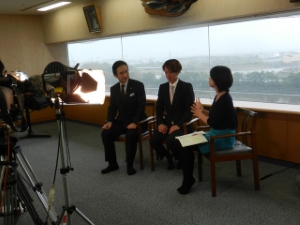 写真：三重テレビ放送「とってもワクドキ！」 収録