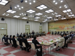 写真：三師会懇談会、意見交換会