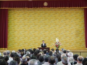 写真：地区敬老会 挨拶2