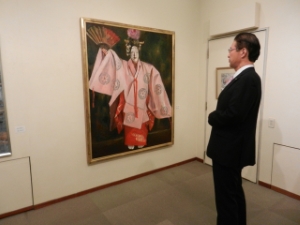 写真：第1回アフターシックス洋画展 鑑賞