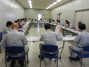 写真：平成25年台風第18号に係る第2回津市災害対策本部会議