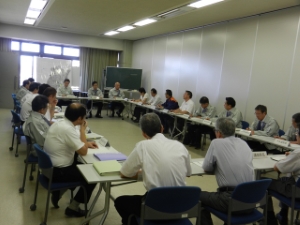 写真：平成25年台風第18号に係る第5回津市災害対策本部会議