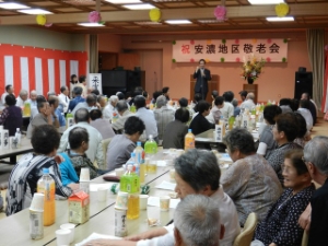 写真:地区敬老会 挨拶5