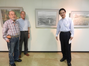 写真:第48回創風社日本画展 鑑賞