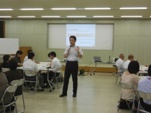写真:平成25年度 新任担当主幹級研修 講話1