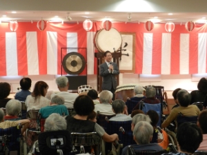 写真:夏まつり 挨拶1