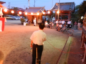 写真：夏まつり 挨拶3