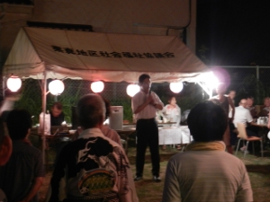 写真：夏まつり 挨拶5