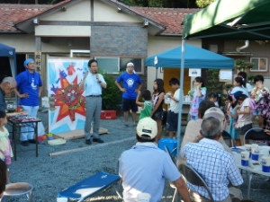 写真:夏まつり 挨拶2