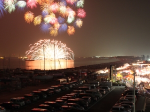 写真:津花火大会2