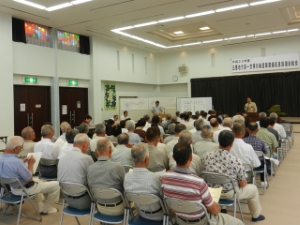 写真:一志美杉線道路整備促進協議会総会 挨拶