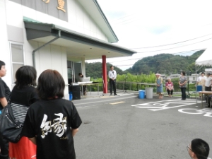 写真:きらりの夏まつり2013 挨拶
