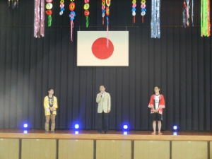 写真:白山七夕まつり 挨拶