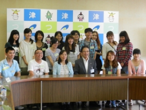 写真:三重大学国際交流センター上級総合日本語課外講座 講話2