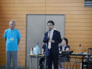 写真:第8回雲出地区総合フェア 挨拶