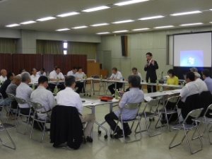 写真：雲出川懇談会 挨拶