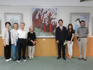 写真：第34回雅会日本画展 鑑賞