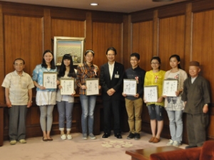 写真：芭蕉塾 中国俳句交流代表団 来訪