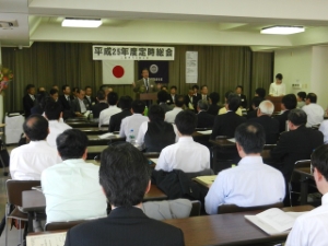 写真：三重県司法書士会定時総会 挨拶