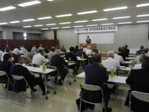 写真：津市農業委員会定期総会 挨拶
