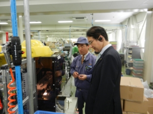 写真：パイロットインキ株式会社津工場 視察2