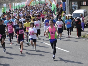 写真：龍王桜マラソン＆ウォーキング大会2