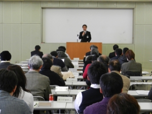 写真:津市介護認定審査会委員委嘱状交付式 挨拶