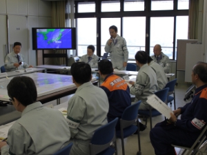 写真:津市災害図上訓練1