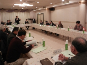 写真：河芸地区自治会連合会との懇談会