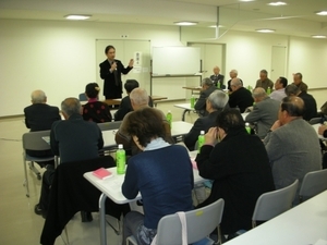 写真：敬和地区自治会長との懇談会