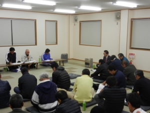 写真：香良洲お木曳き練習激励（浜浦区）