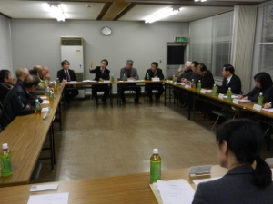 写真：大里地区自治会連合会との懇談会