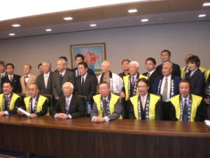 写真：NHK大河ドラマ「藤堂高虎」を誘致する会主催 要望活動2