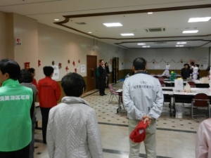 写真：クリスマスinポルタ挨拶