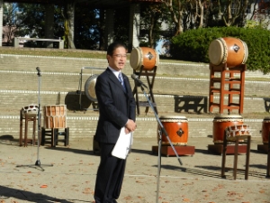 写真：第14回「ひろがれ友情・ひろがれ仲間」挨拶