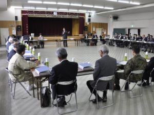 写真：平成24年度第1回津市防災会議