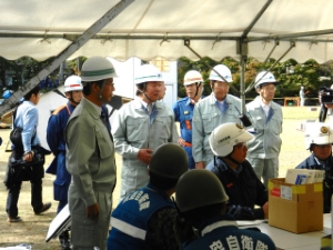 写真:津市総合防災訓練1