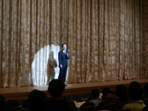 写真:安濃町文化祭挨拶