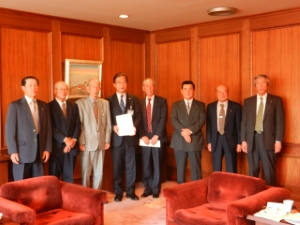 写真:津市農業委員会 役員来訪