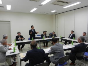 写真:高茶屋地区自治会連合会との懇談