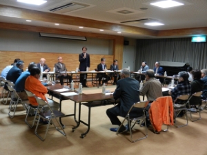 写真:雲出地区自治会連合会との懇談会