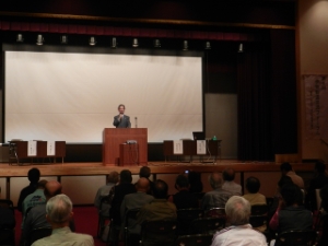 写真:第6回伊勢街道交流フォーラム挨拶