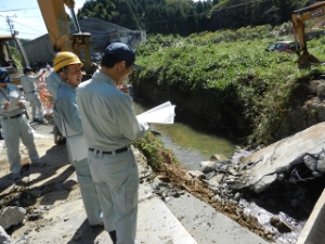 写真:台風第17号に係る災害現場確認3