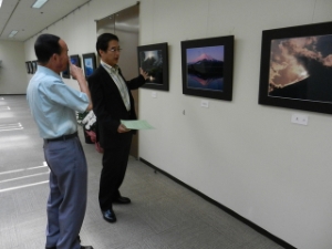 写真：富士山写真展鑑賞