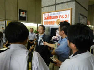 写真：吉田沙保里選手オリンピック3連覇達成の顕彰2