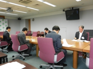 写真：三重県市長会による県政要望（知事）