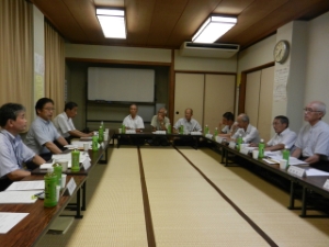 写真：新町地区自治会連合会との懇談