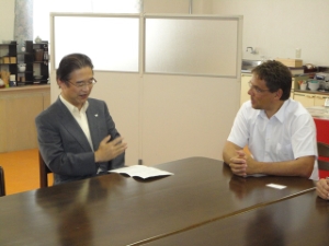 写真：フランス企業との会談